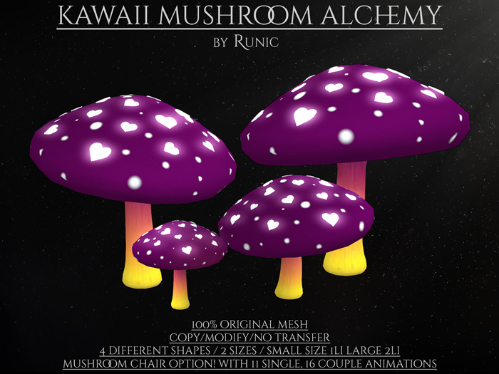.: Runic :. Kawaii Mushroom Alchemy