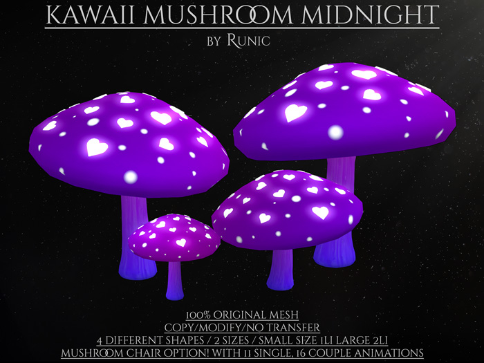 .: Runic :. Kawaii Mushroom Midnight
