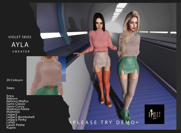 Violet Skies - Ayla Sweater