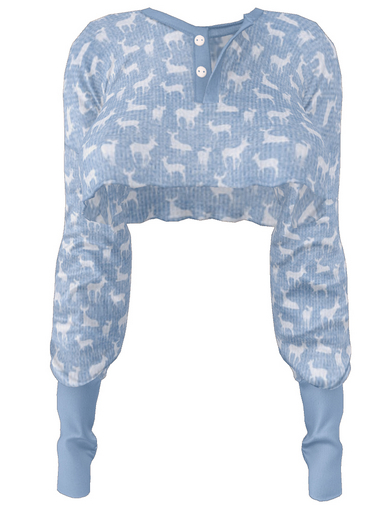The Annex - Oakley Top - Deer - Blue