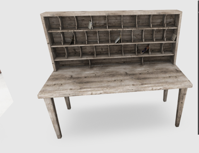 Fancy Decor: Cubby Desk RARE