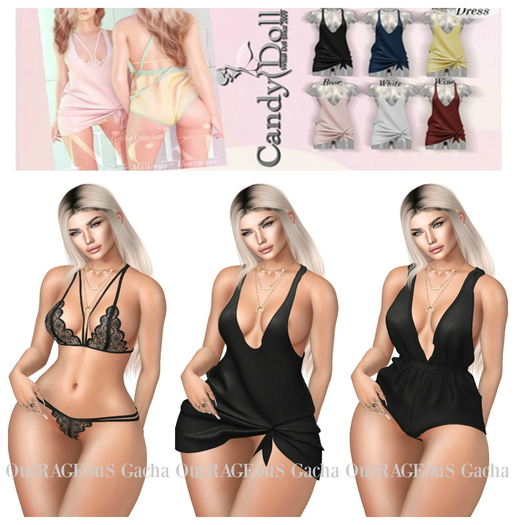 _CandyDoll_Nicki Collection Black FULL SET