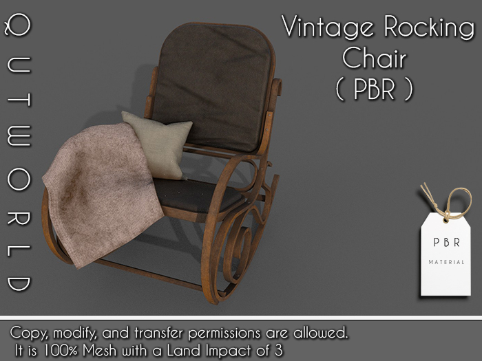 .::QUTWORLD Vintage Rocking Chair_PBR::.FP 