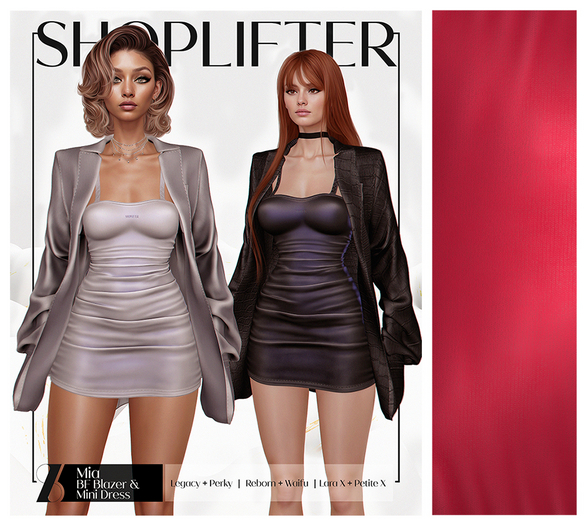 [SHOPLIFTER] - 'Mia' Mini Dress / Red