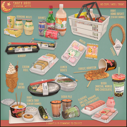 .random.Matter. - Snack Haul - Lunch Box [White]