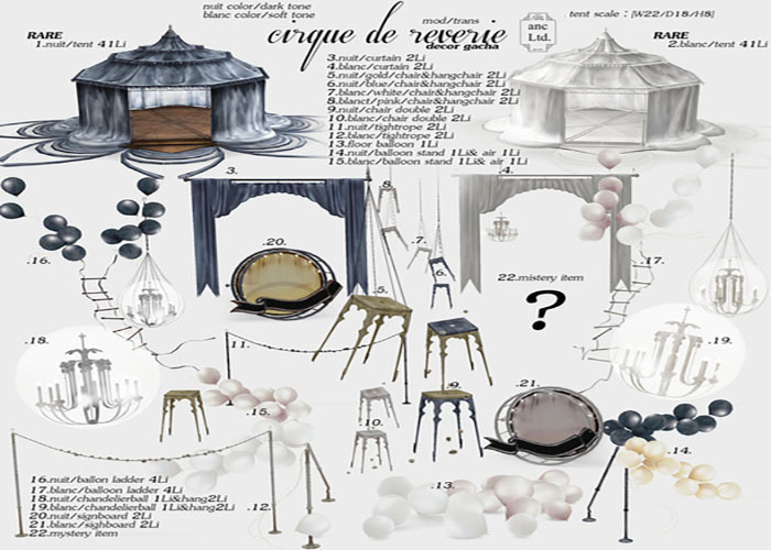 {anc} cirque de reverie .6/ nuit / blue / chair 1Li
