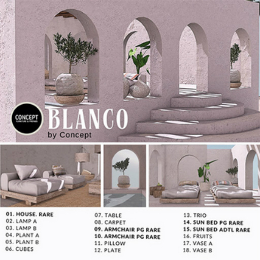 01. CONCEPT} *BLANCO HOUSE. RARE