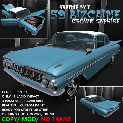 GB7 59 Bizcaine Crown Saphire (BOXED)