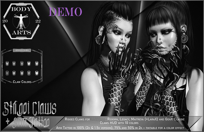 BodyArts - Strigoi Set DEMO