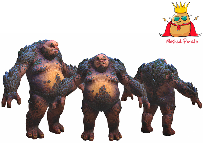 Meshed Potato Fantasy Forest PBR Monster Full Perm