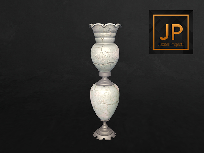 07.DD Layla Cracked Pottery Lamp Boxed