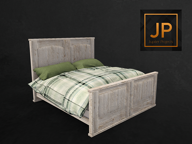 02.DD Layla Wooden Bed-PG Boxed RARE