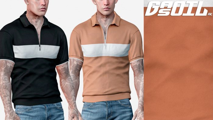 [GL - inc.] - Matt Polo Brown White