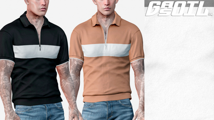 [GL - inc.] - Matt Polo White Gray