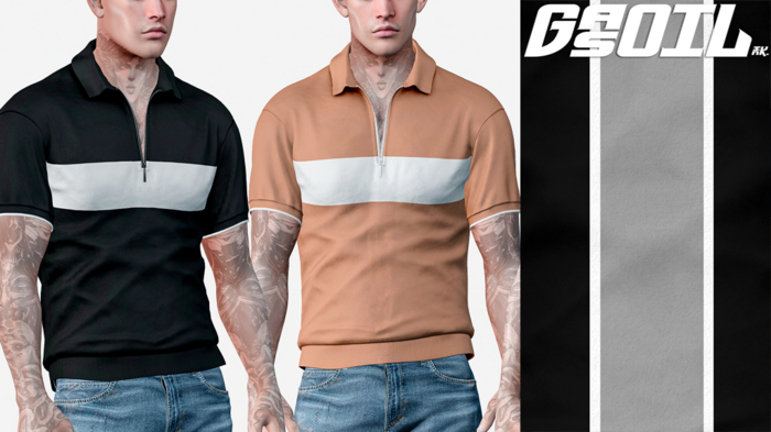 [GL - inc.] - Matt Polo White Black Gray