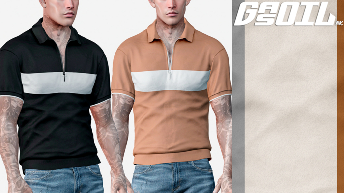 [GL - inc.] - Matt Polo Gray White Brown