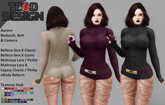 Bodysuit, Belt & Camera ~ Aurore