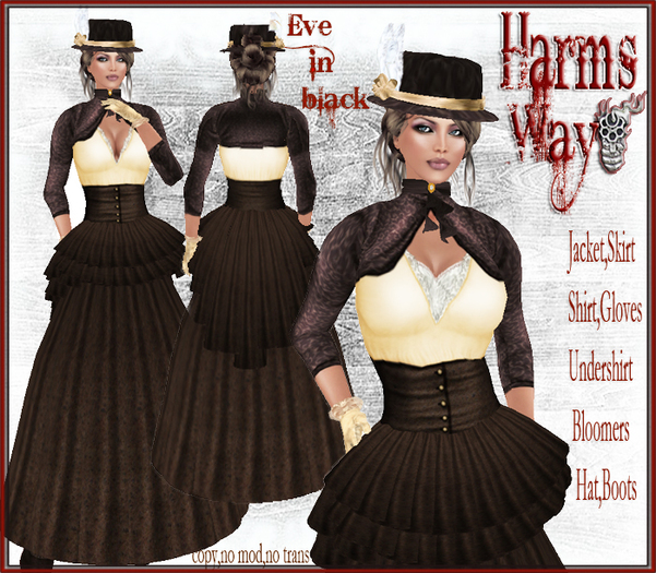 Harm's Way Eve in Black