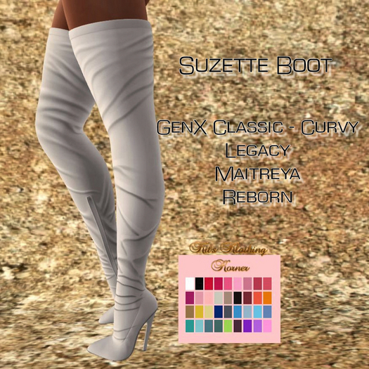 Suzette Boot 36 Color Hud