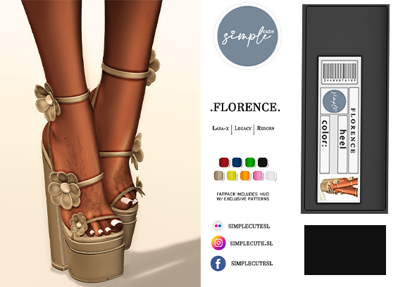 [simpleCUTE] Florence - Black  //ADD ME//
