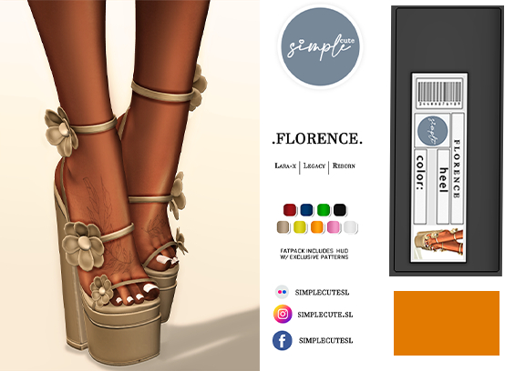 [simpleCUTE] Florence - Orange  //ADD ME//