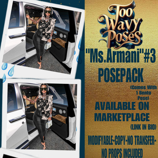 "MS.ARMANI" #3 1PK TWP