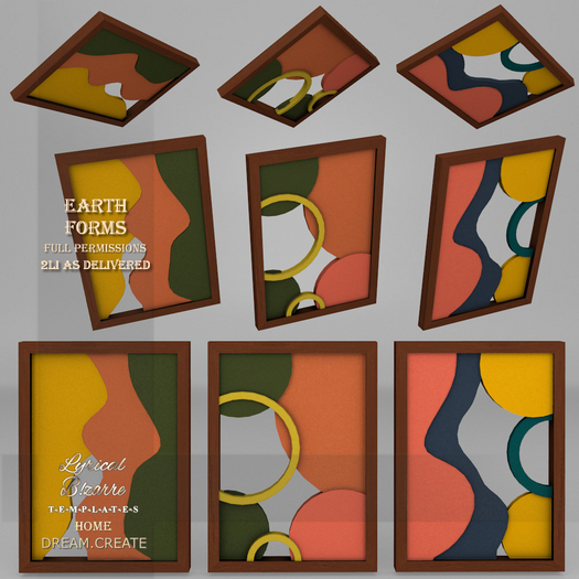 !Lyrical B!zarre Templates! - Earth Forms MESH FP