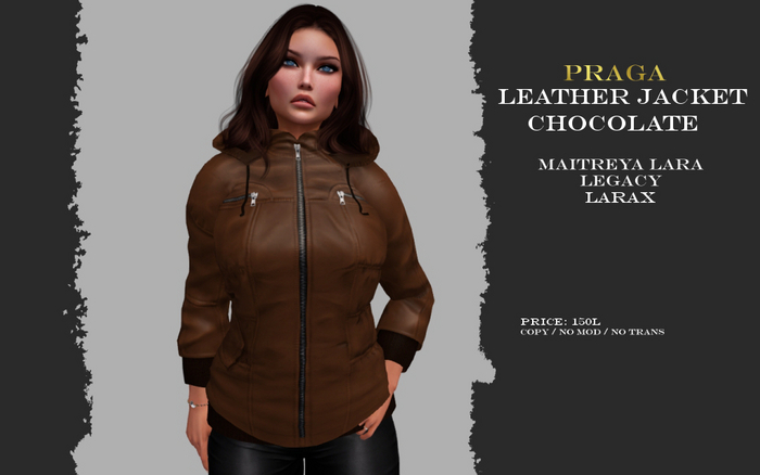 Praga Leather Jacket - Chocolate