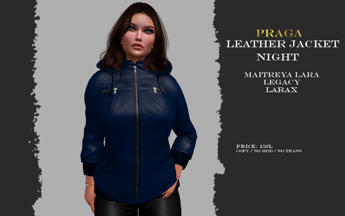 Praga Leather Jacket - Night