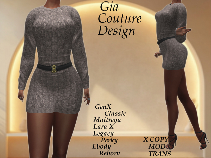"GCD" Sadie Knit Dress Nude
