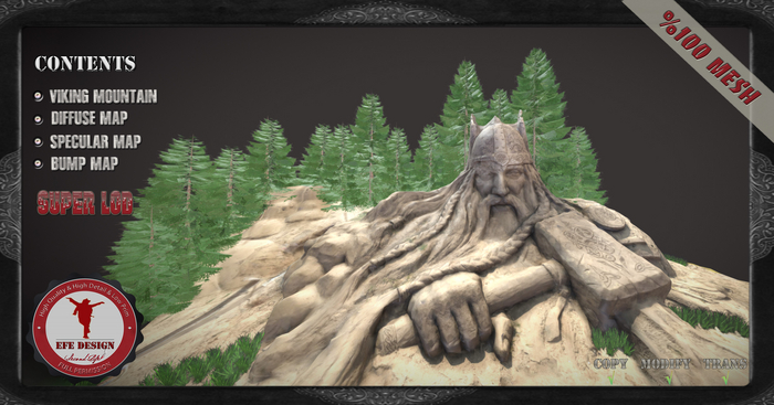 (Efe Design) Viking Mountain Scene  Fullperm 
