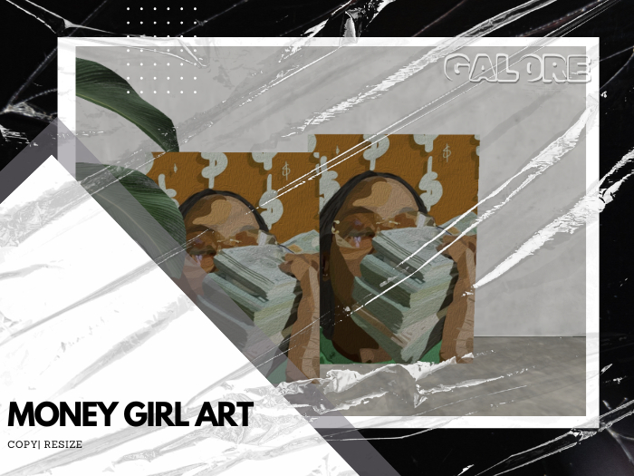 [G A L O R E] MONEY GIRL ART