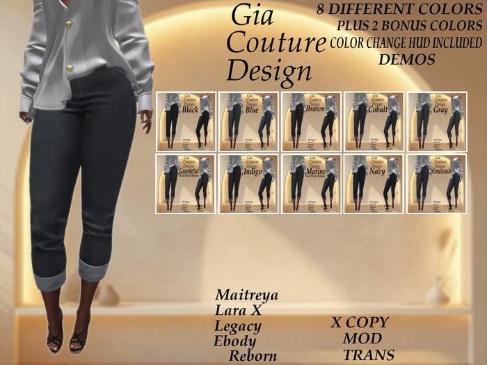 "GCD" Diana Rolled Jeans DEMOS