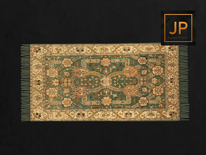 13.DD Botanical Bliss Vintage Rug Boxed