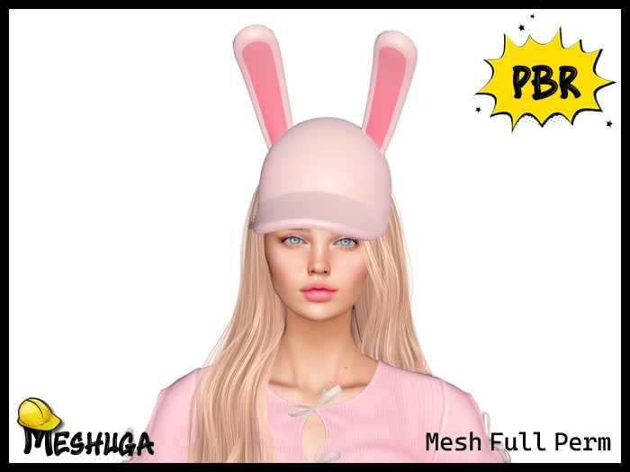 Meshuga PBR Easter Bunny Cap FULL PERM MESH