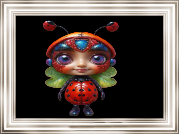 HB: Chibi Ladybug prop Statue FULLPERM