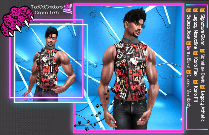 MCC - men - Dark Valentine vest - single