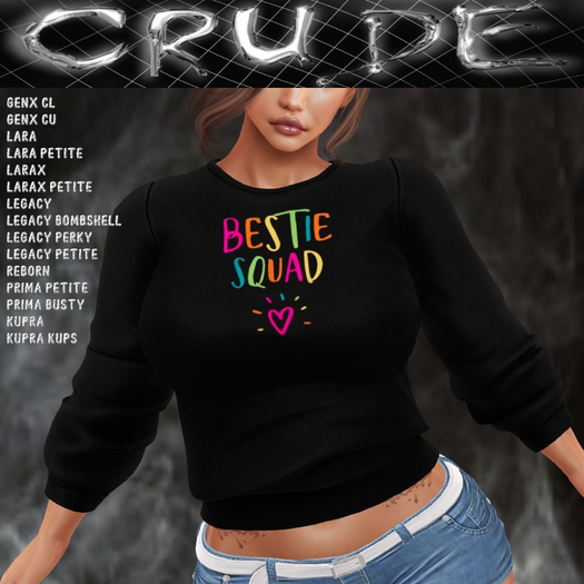 Bestie Squad Women's Sweatshirt (WSL) <Wear Me>
