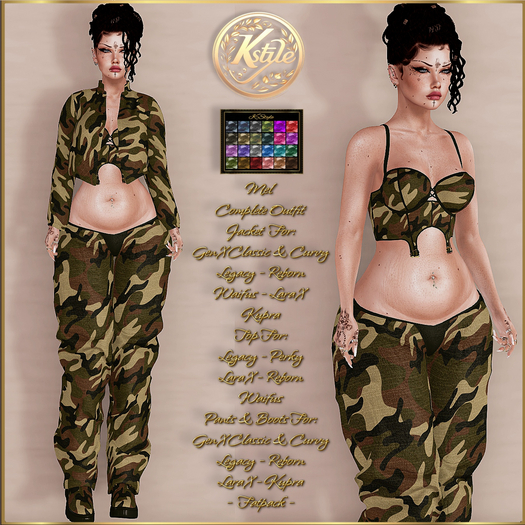 [K-Style] MEL COMPLETE OUTFIT - FATPACK #6