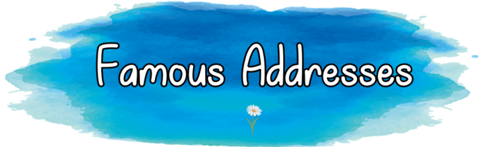 Trivia Daze - Famous Addresses - For Trivia Balls