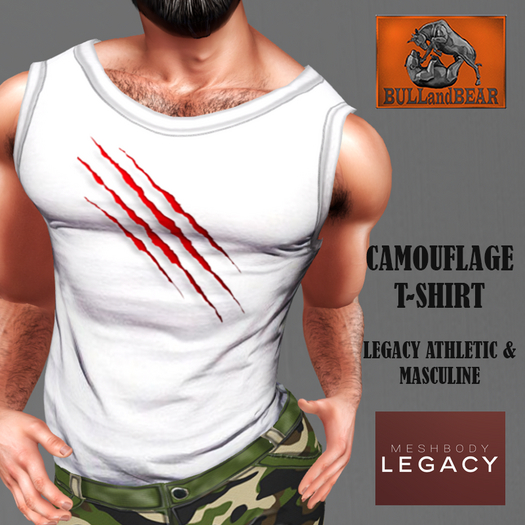 BULL&BEAR - DEMO T-SHIRT CAMOUFLAGE FATPACK - LEGACY