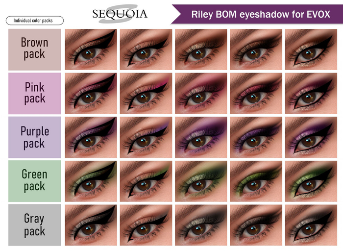 FTP::Sequoia:: Riley BOM eyeshadow for Lel EVOX