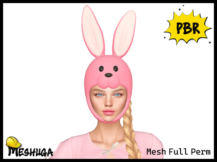 Meshuga PBR Easter Bunny Hat FULL PERM MESH