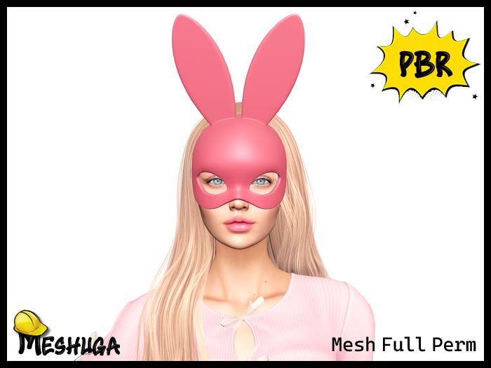 Meshuga PBR Easter Rabbit Mask FULL PERM MESH
