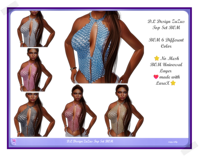 D.L Design ZuZus Top Set BOM