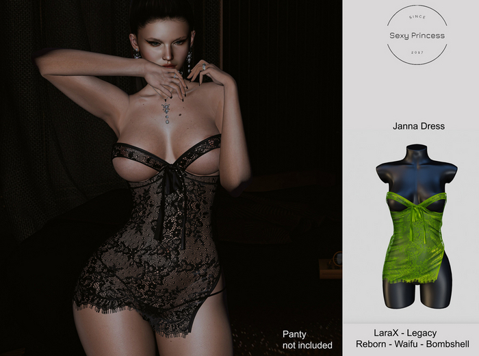 [Sexy Princess] Janna Dress Green 