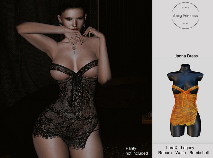 [Sexy Princess] Janna Dress Orange 