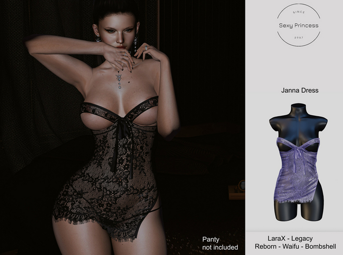 [Sexy Princess] Janna Dress Light Purple 