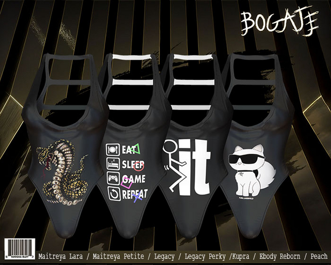 BOGATE _Bechato_Swimsuit _Black