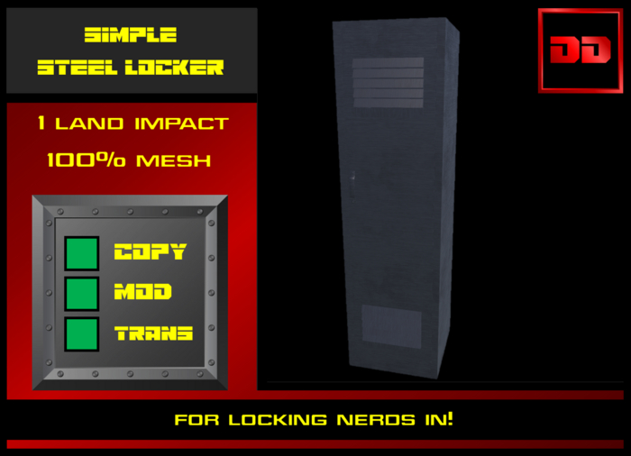 Simple Steel Locker [FULL PERM] [PBR]